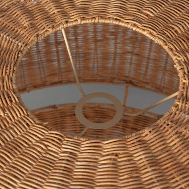 Product of Oblate Bulang Rattan Pendant Lamp Shade ILUZZIA Ø800 mm