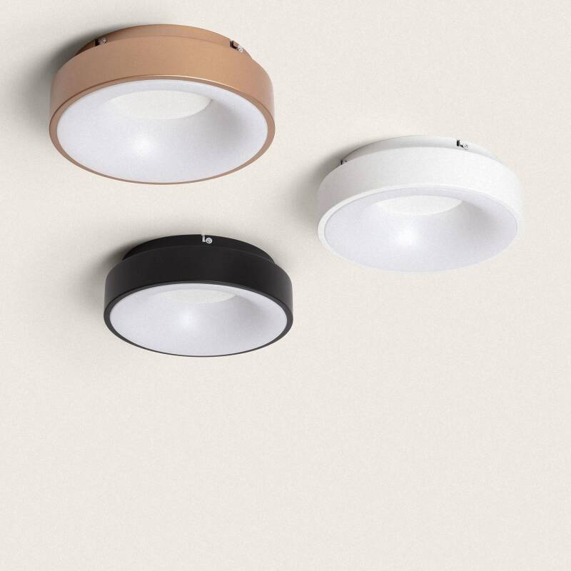 Product van Plafondlamp LED 20W Rond Metaal Ø300 mm CCT Selecteerbaar Jacob