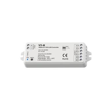 Prodotto da Controller Regolatore LED 12/24V DC per Striscia LED RGBWW compatibile con Telecomando RF