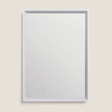 Miroir Salle de Bain avec Éclairage LED Anti-buée 80x60 cm Maia