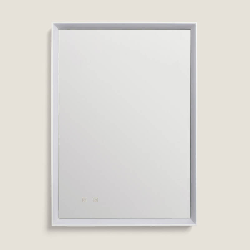 Produit de Miroir Salle de Bain avec Éclairage LED Anti-buée 80x60 cm Maia