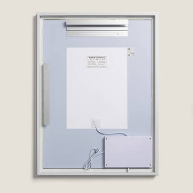 Produit de Miroir Salle de Bain avec Éclairage LED Anti-buée 80x60 cm Maia