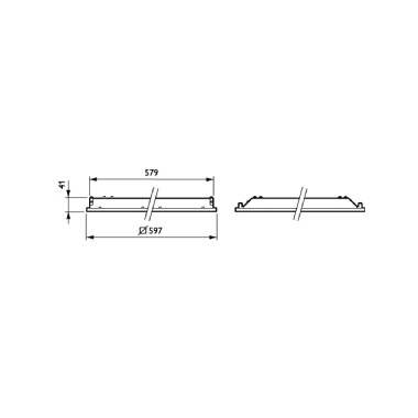 Produkt von LED-Panel 60x60 cm 34W Doppelstrahl 3400lm PHILIPS Ledinaire RC060B W60L60