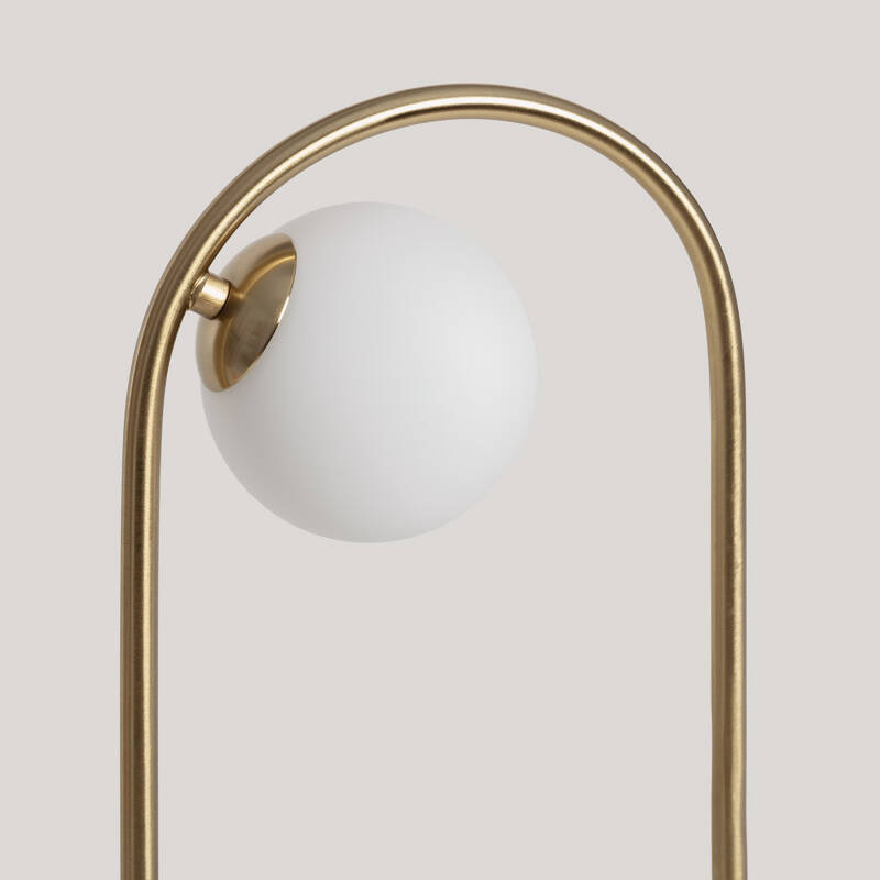 Prodotto da Lampada da Tavolo Metallo e Vetro Moonlight Brass 2 Faretti