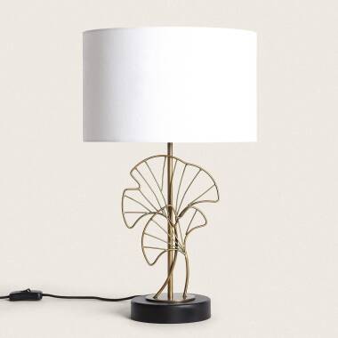 Palm Metal Table Lamp