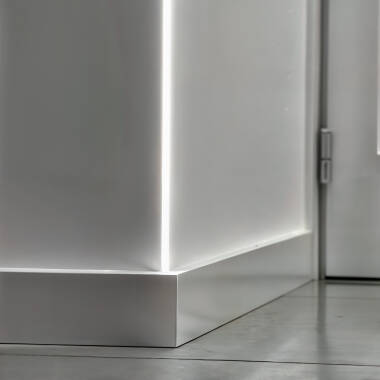 Product van Aluminium profiel Pleisterwerk/Pladur integratie voor buitenhoek LED Strip tot 8 mm