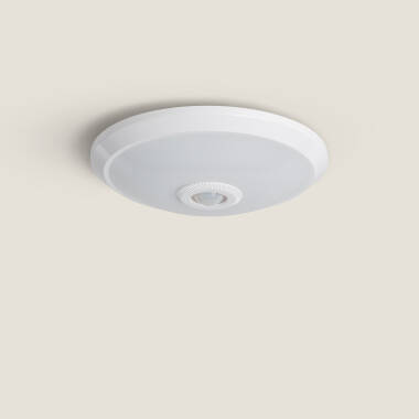 Prodotto da Plafoniera LED 12W con Sensore di Movimento PIR e Crepuscolare Design