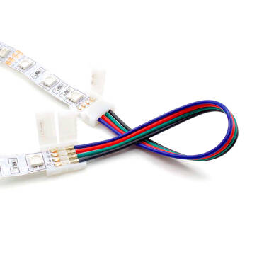 Product of Double 10mm Connector Cable for SMD5050 RGB LED Strips (12V/24V)