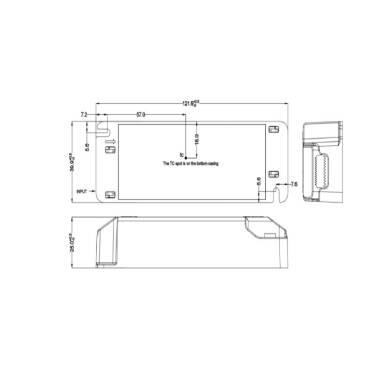 Product of 220-240V LIFUD 1-10V Dimmable NO Flicker Driver 9-42V Output 250-500mA 21W LF-AAA020B0500-42