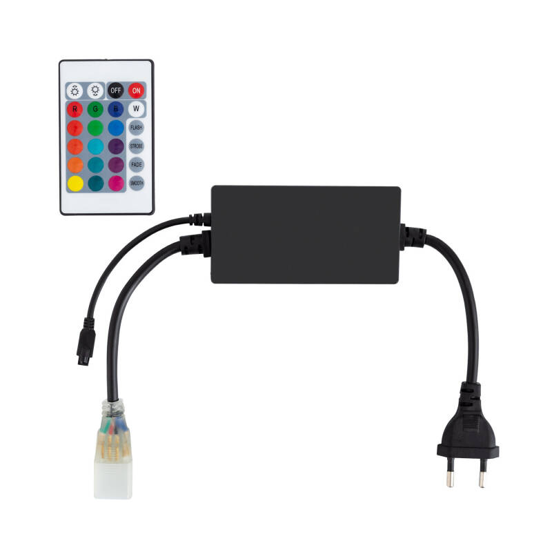 Produit de Contrôleur Rubans LED RGB 220V AC UltraPower Télécommande IR 24 Touches