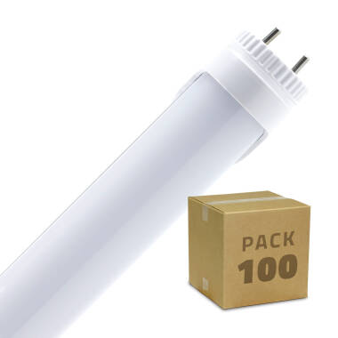 Product of Box of 100 Aluminium 18W T8 LED Tubes 120 cm with One Side Connection 120lm/W Cool White 4000K