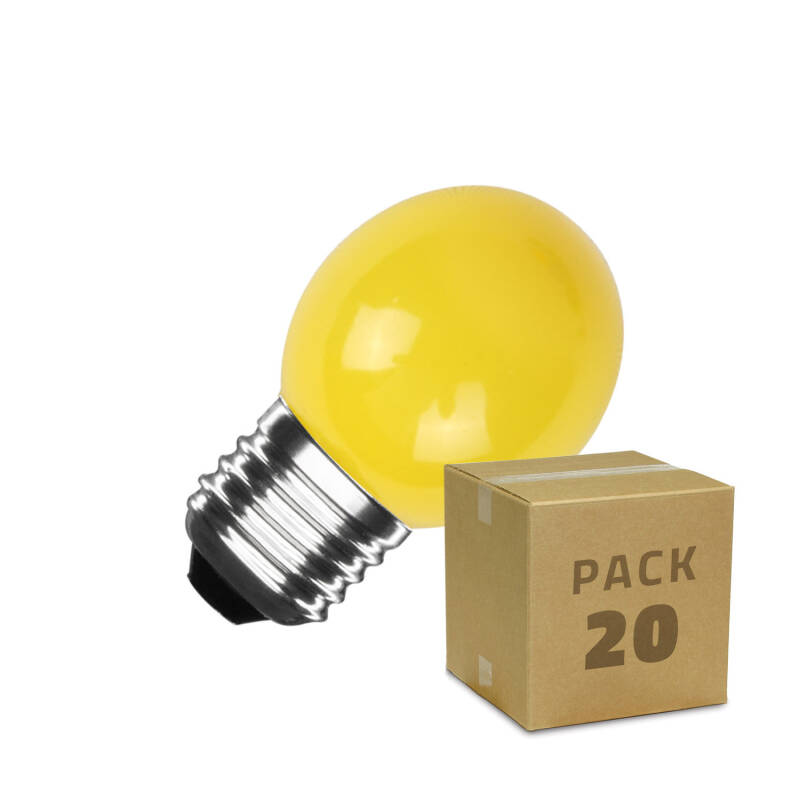 Prodotto da Pack 20 Lampadine LED E27 3W 300 lm G45 Monocolore