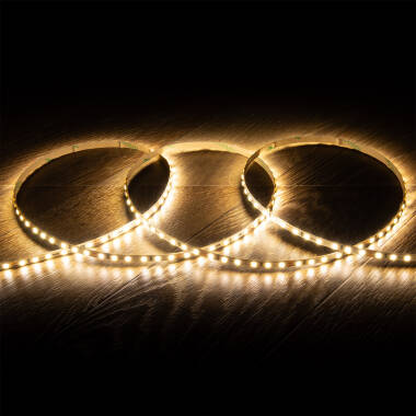 LED Strip 24V DC SMD2835 120 LED/m 1000 Im/m 5m IP20 Breedte 5 mm Super Smal Knip om de 5 cm