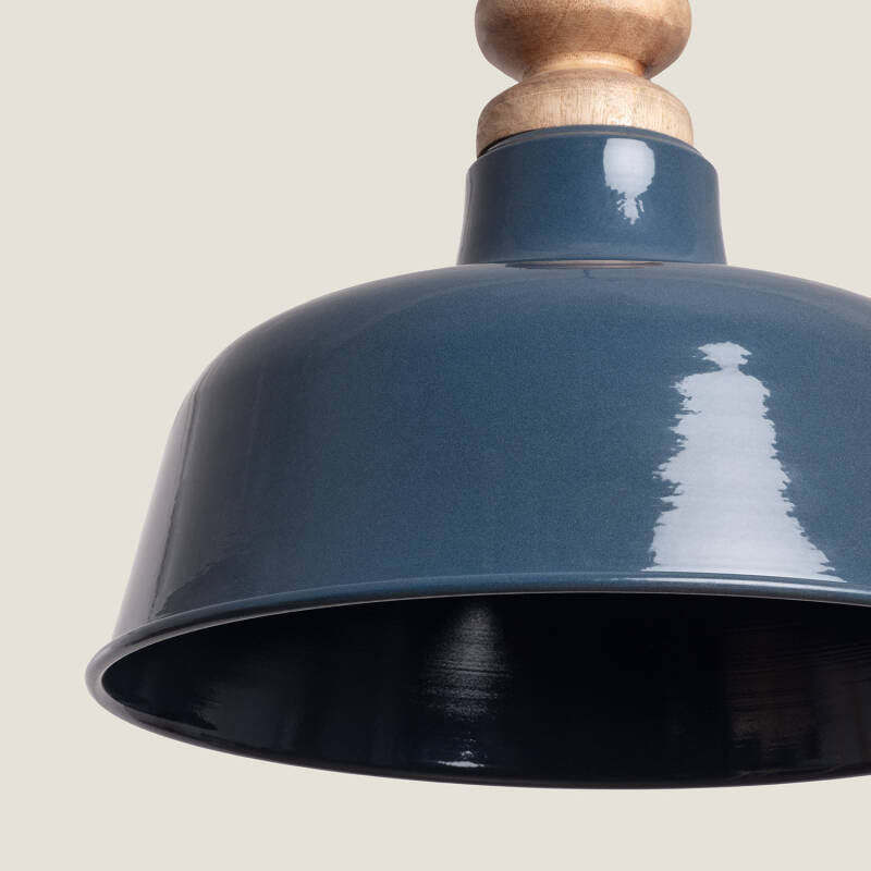 Product van Hanglamp Metaal en Hout Bela Yash