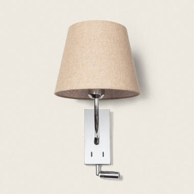 Prodotto da Lampada da Parete con Luce da Lettura 2.5W Metal Silver-Teylo Conne