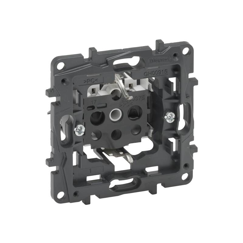 Produkt von Basis Schuko-Steckdose 2P+T 16A 2 Module LEGRAND Niloé Step 864021