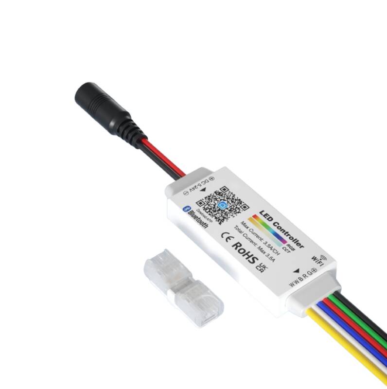 Product van Controller Dimmer Wifi voor RGB LED Strip 5/24V DC