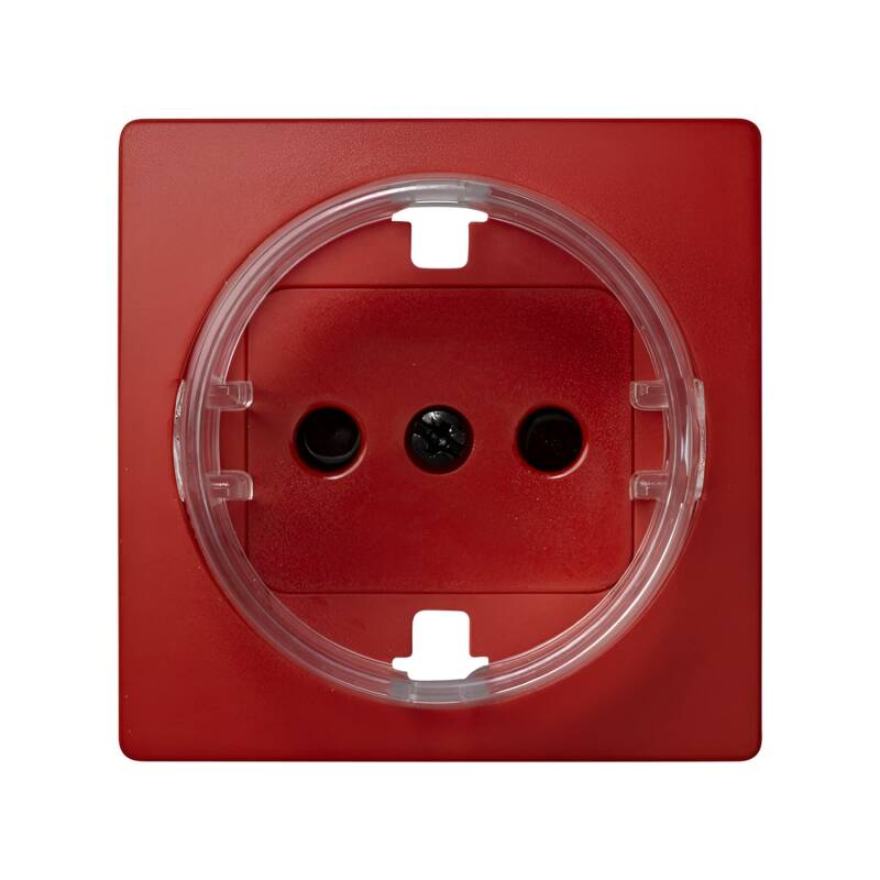 Prodotto da Modulo Copertura con Dispositivo di Sicurezza per Presa Schuko Rosso 73041 SIMON 73 LOFT