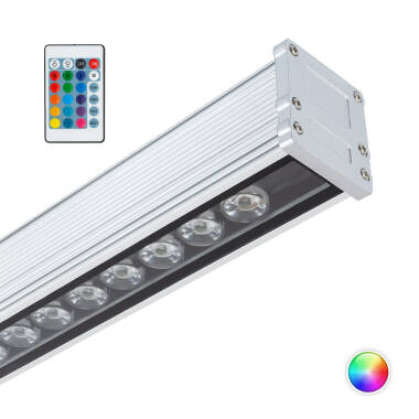 LED-Wandfluter 1000mm 36W IP65 RGB