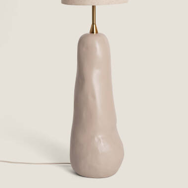 Produit de Lampe à Poser Céramique et Toile Bryony