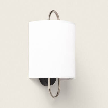 Wandlamp Metaal en Stof Duque