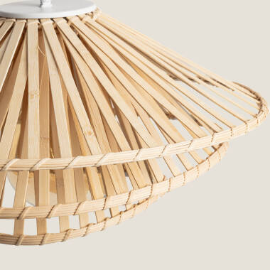 Produit de Lampadaire Métal et Bambou Ailén