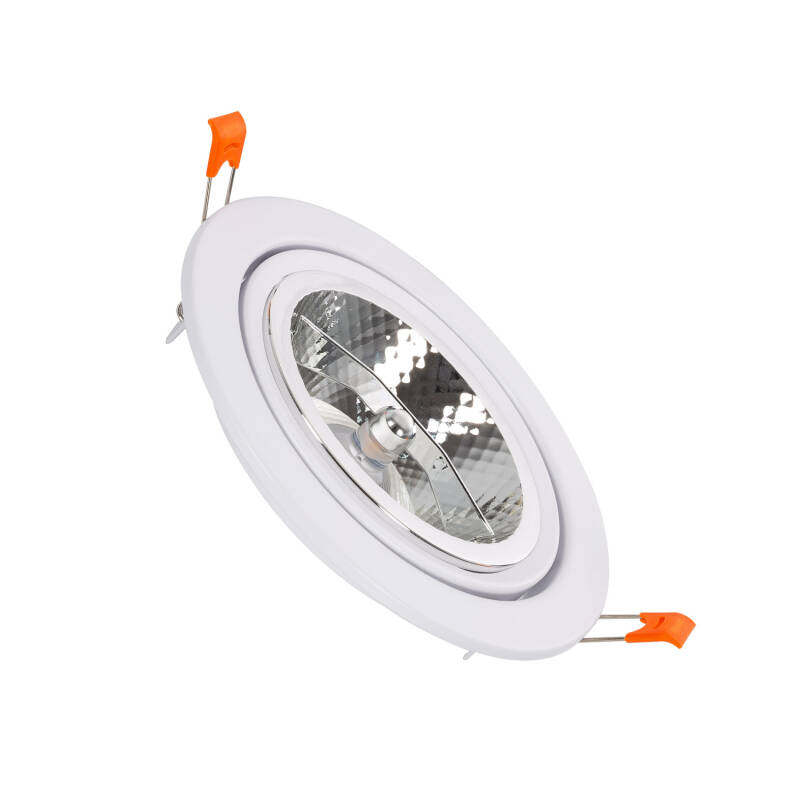 Produit de Spot Downlight LED 12 W Orientable Rond AR111 Coupe Ø120 mm