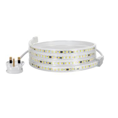 Product of 220V AC 120 LED/m Warm White IP65 Solid Dimmable LED Strip Autorectified Custom Cut every 10 cm