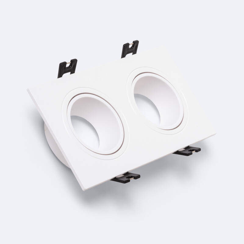 Produkt od [*] Aro Downlight Cuadrado Basculante para dos Bombillas LED GU10 / GU5.3