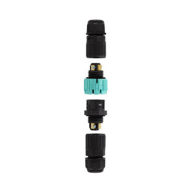 Prodotto da Connettore per Cavo Tenuta Stagna Connessione Maschio Femmina 3 Pin 0.5-2.5mm² IP68