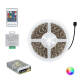 Prodotto da Kit Striscia LED RGB 24V DC 60LED/m 5m IP65 Larghezza 10mm con Trasformatore e Controller 