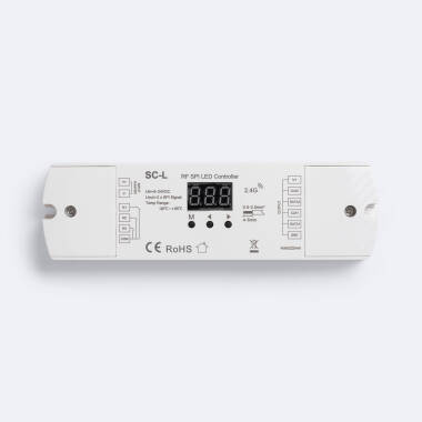 Controller Dimmer für LED Streifen RGB/RGBW Digital SPI kompatibel mit Taster und RF Fernbedienung