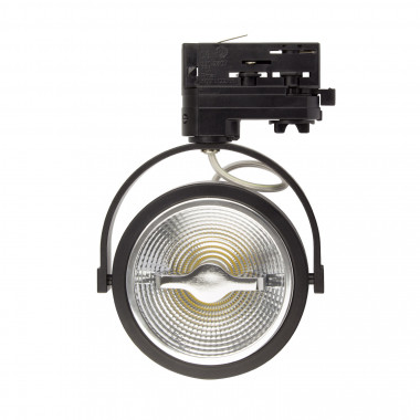 Product van Spotlight AR111 CREE Zwart LED 15W Dimbaar voor Driefasige Rail