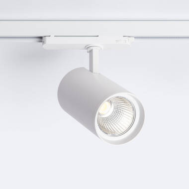 Spot LED New d'Angelo 40W Blanc CRI90 LIFUD pour Rail Triphasé (3 Allumages)