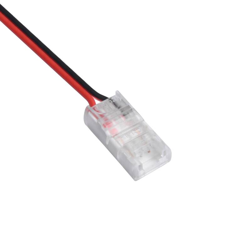 Produkt von Clip-Verbinder mit Kabel für einfarbige LED-Streifen 12-24V DC Breite 8 mm