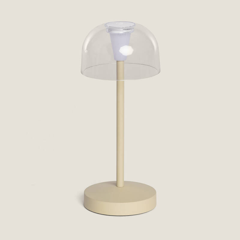 Produit de Lampe à Poser LED Portable Extérieur Métal avec Batterie Rechargeable Lendora