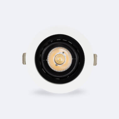 Produit de Spot LED Downlight COB Rond Orientable 360º (UGR19) High Lumen CRI90 Expert Color No Flicker 7W Coupe Ø 80mm 