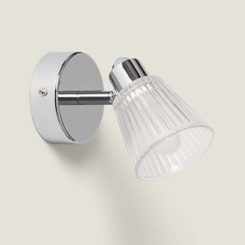 Produit de Lampe Murale Salle de Bain 1 Spot Chrome Rain