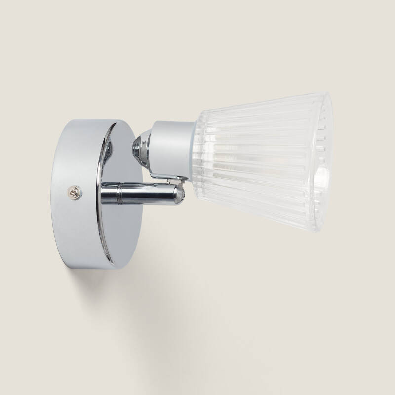 Produit de Lampe Murale Salle de Bain 1 Spot Chrome Rain