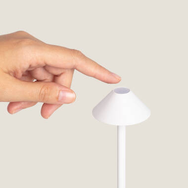 Prodotto da Lampada da Tavolo LED Portatile per Esterno Metallo con Batteria Ricaricabile Magatzi