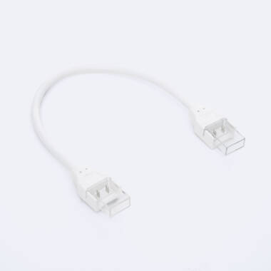 Dubbele Hippoconnector met kabel voor Zelfregulerend Led strips 220V COB Sillecone FLEX Breedte 10mm