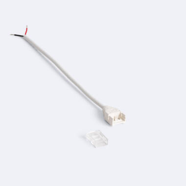 Verbinder mit Kabel für LED-Streifen ohne Gleichrichter 220V AC COB Silicone FLEX Breite 10 mm Einfarbig