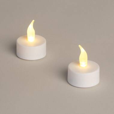 Pack of 2 Viseg Mini LED Candles Battery Operated