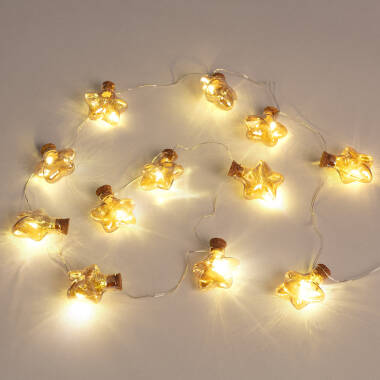 Ghirlanda di Stelle LED a Pile Heryt