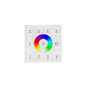 Regolatore Master DMX Touch RGB 4 zone