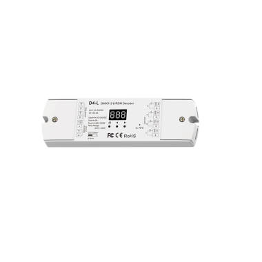 Décodeur DMX512 & RDM 12-24V DC CCT/RGB/RGBW 4 Canaux