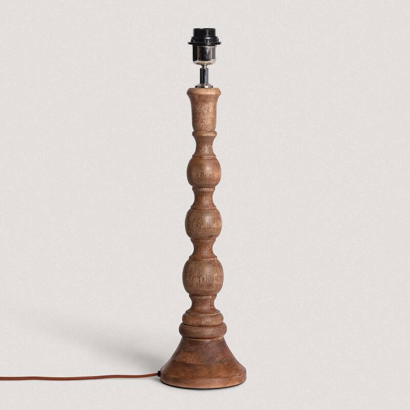 Product of Anand Wooden Table Lamp ILUZZIA 