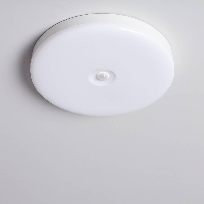 Product van Plafondlamp LED 18W Ø290mm  No Flicker met PIR Bewegingssensor en Schemeringsensor