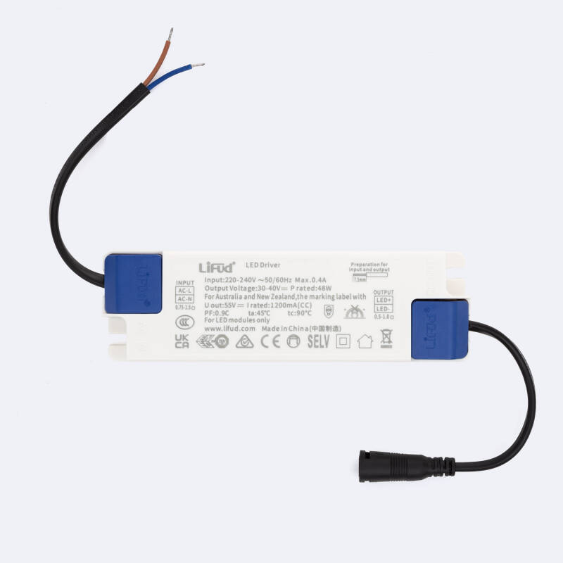 Product of 220-240V No Flicker LIFUD Driver 30-40V Output 1200mA 48W LF-GIF050YS1200H