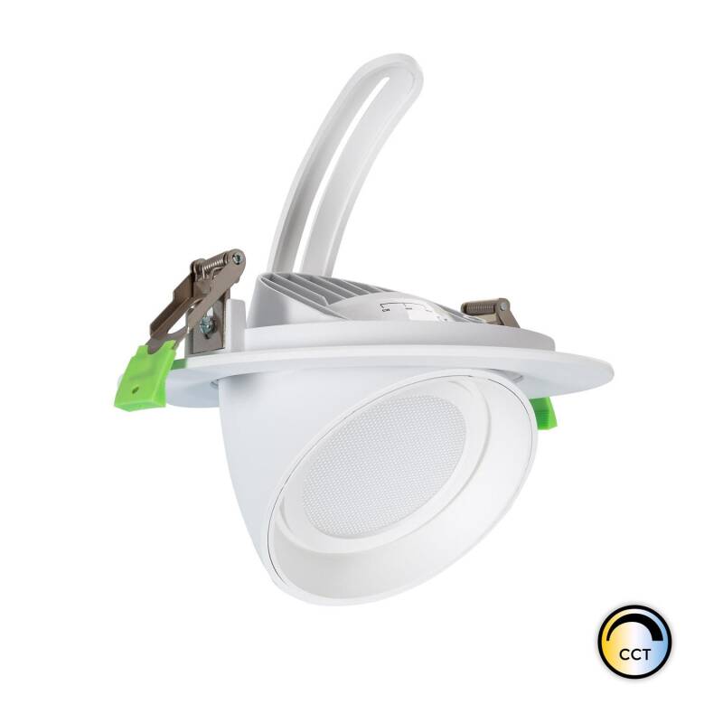 Produit de Downlight LED 38W Rond Orientable OSRAM CCT 120 lm/W LIFUD Coupe Ø 170 mm